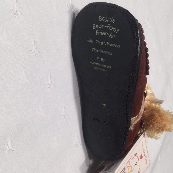 Boyds Bear-Foot Friends Ruby…Going to Preschool TBC2004 - Picture 5 of 7